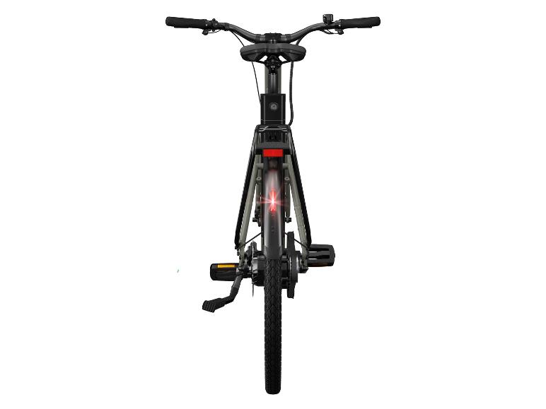 Crivit Mestský elektrobicykel s remeňovým pohonom Gates X.3 (olivovozelená)