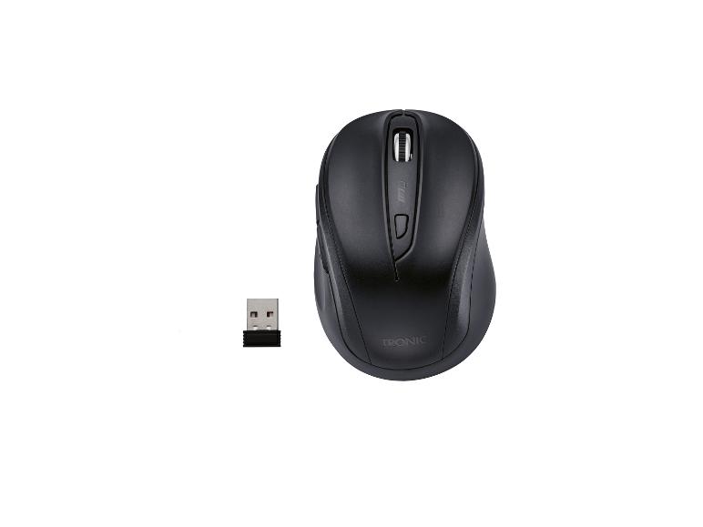 Bezdrôtová myš Tronic s USB prijímačom.