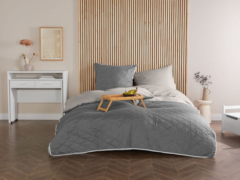 Prejsť na zobrazenie na celú obrazovku: LIVARNO home Zimná obojstranná posteľná bielizeň Chambray, 140 x 200 cm – obrázok 15