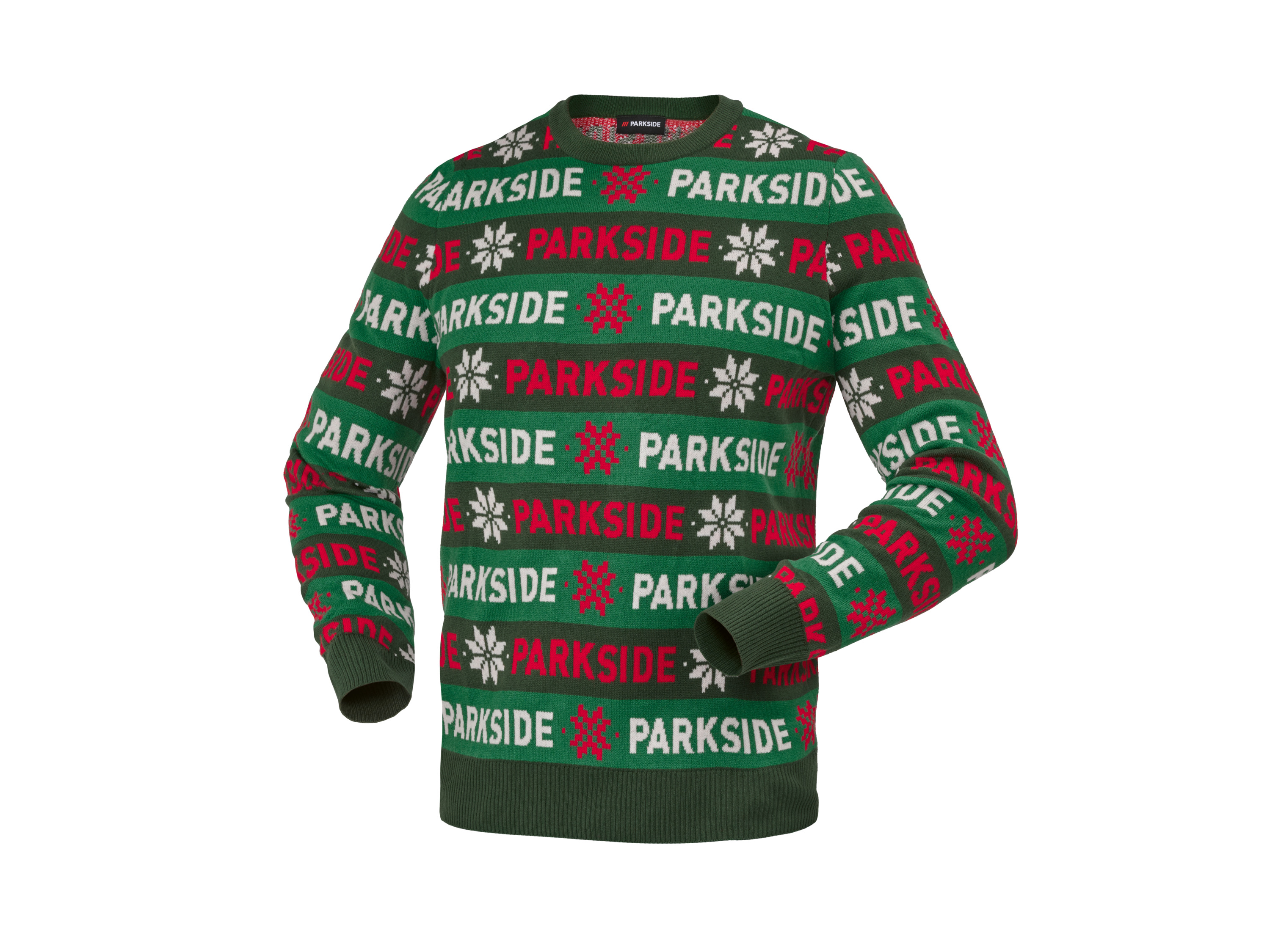 PARKSIDE® Pánsky vianočný pulóver (zelená, XL (56/58))