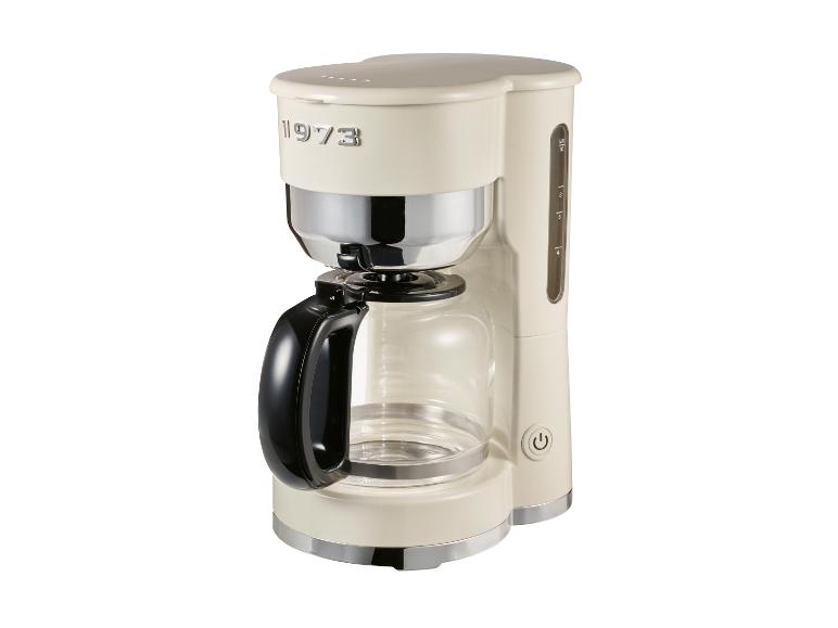 SILVERCREST® Kávovar Chrom Retro 1973 SKMR 1000 A1/SOKMR 1000 A1, krémový