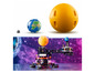 LEGO Technic model slnka, Zeme a mesiaca.