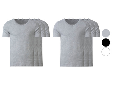 LIVERGY® Pánske tričká z jemnej rebrovitej pleteniny, 3 kusy