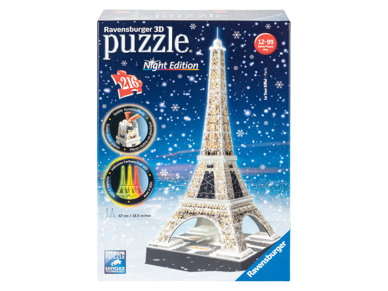 Prejsť na zobrazenie na celú obrazovku: Ravensburger 3D Puzzle LED stavba – obrázok 3