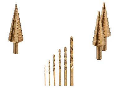 PARKSIDE PERFORMANCE® Stupňovitý vrták/Súprava HSS vrtákov