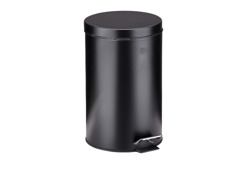 Čierny odpadkový kôš Dirt Devil.