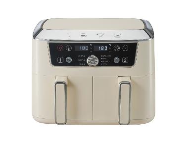 SILVERCREST® Dvojzónová teplovzdušná fritéza SHFDDR 2600 C2, béžová