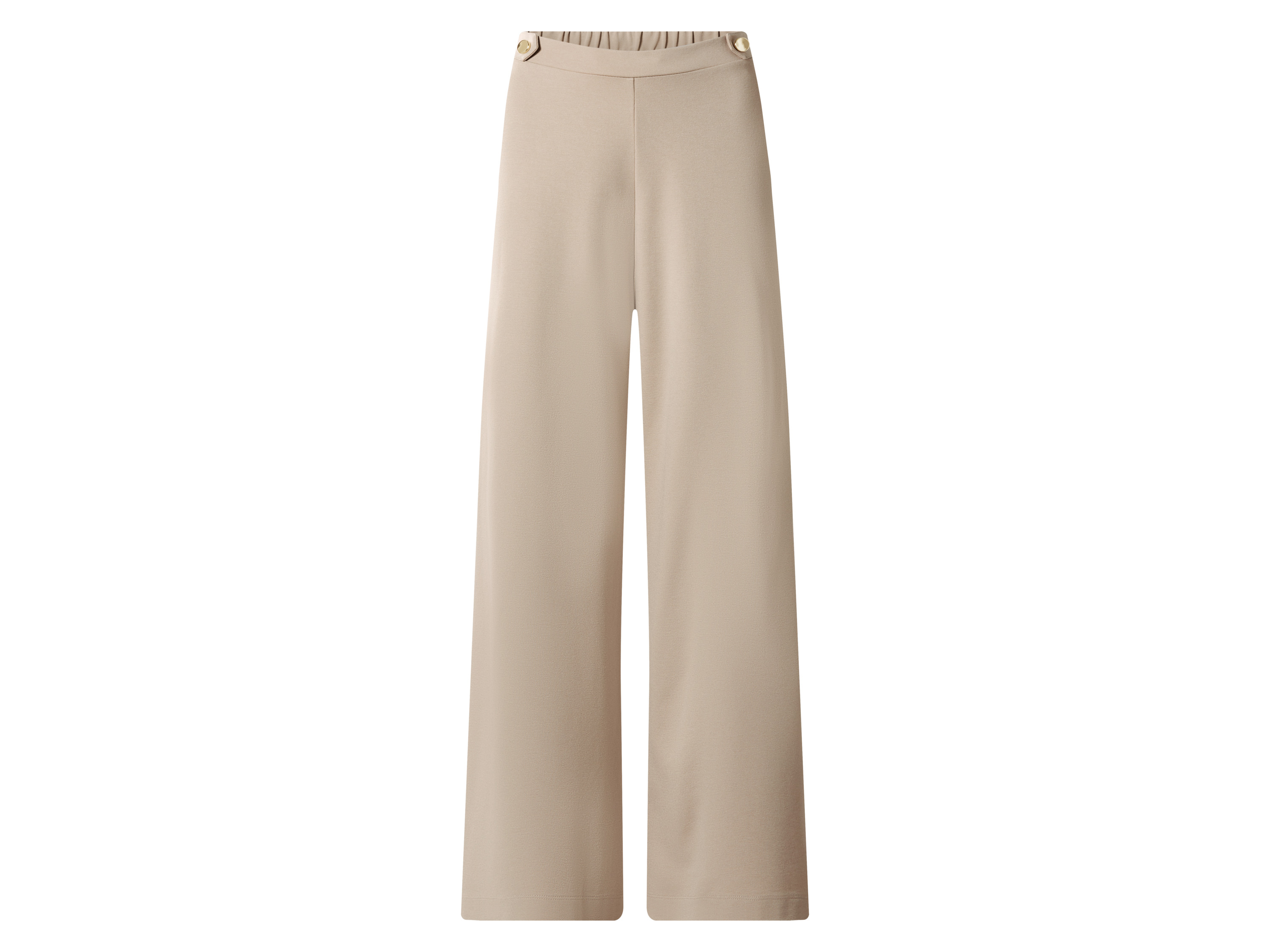 esmara® Dámske široké nohavice (béžová, S (36/38))