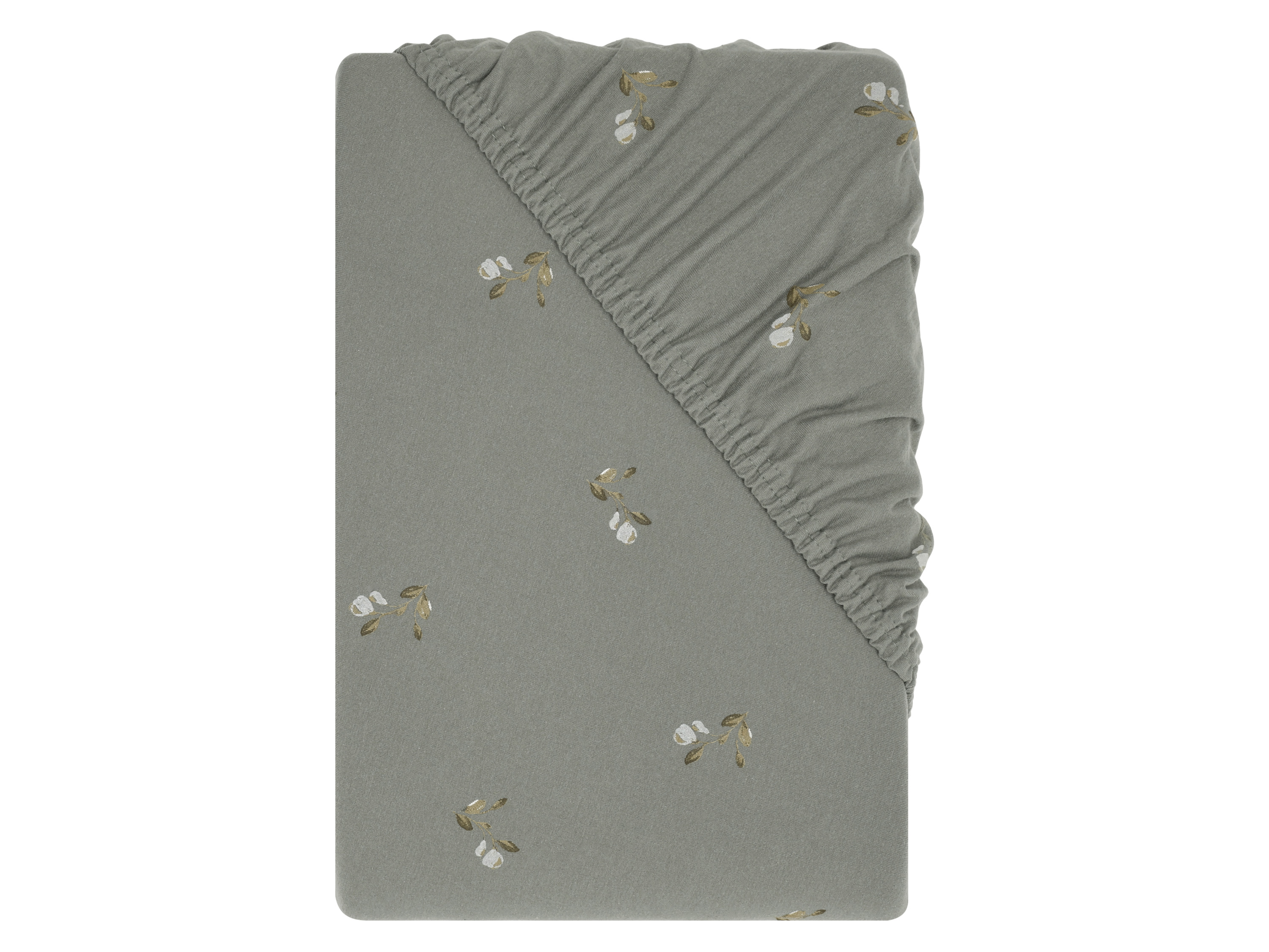LIVARNO® Napínacia džersejová plachta, 90 – 100 x 200 cm (kvety)