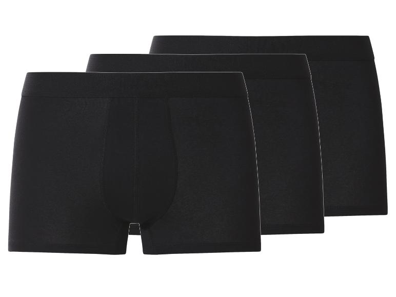 esmara Men Pánske boxerky, 3 kusy (čierna, 5/M)