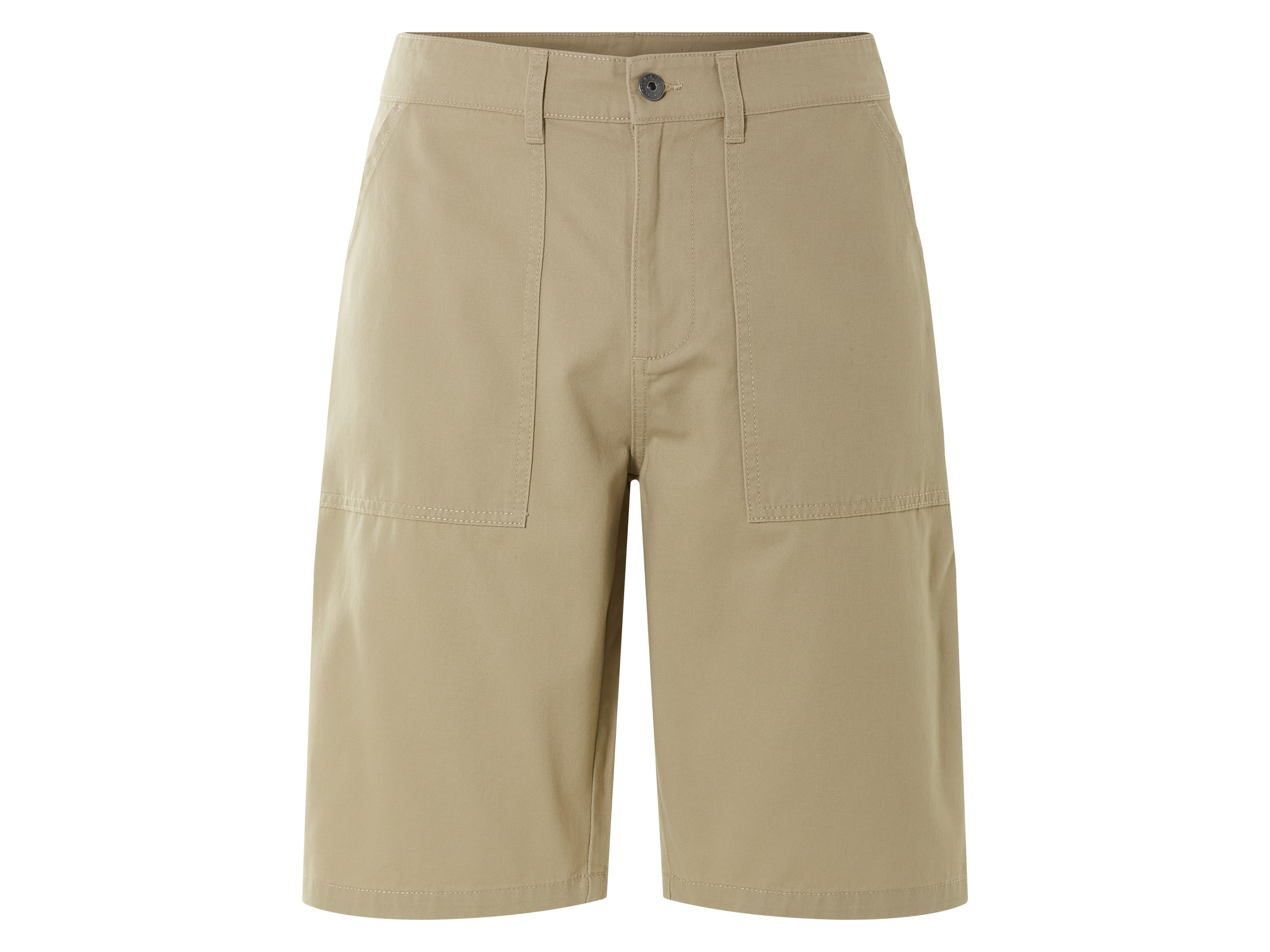 LIVERGY® Pánske cargo bermudy (béžová, 50)
