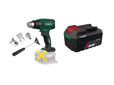 PARKSIDE® Aku teplovzdušná pištoľ 20 V PHLGA 20-Li B1 + Akumulátor 20 V/4 Ah PAP 204 A1
