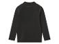 Čierne detské tričko s dlhými rukávmi.