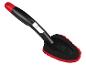 ULTIMATE kefa na čistenie auta s červenou mikrovláknovou hlavou a čiernou rukoväťou