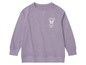 Lila svetrík s potlačou motýľa a textom 'Feel good and free because today is a wonderful day'