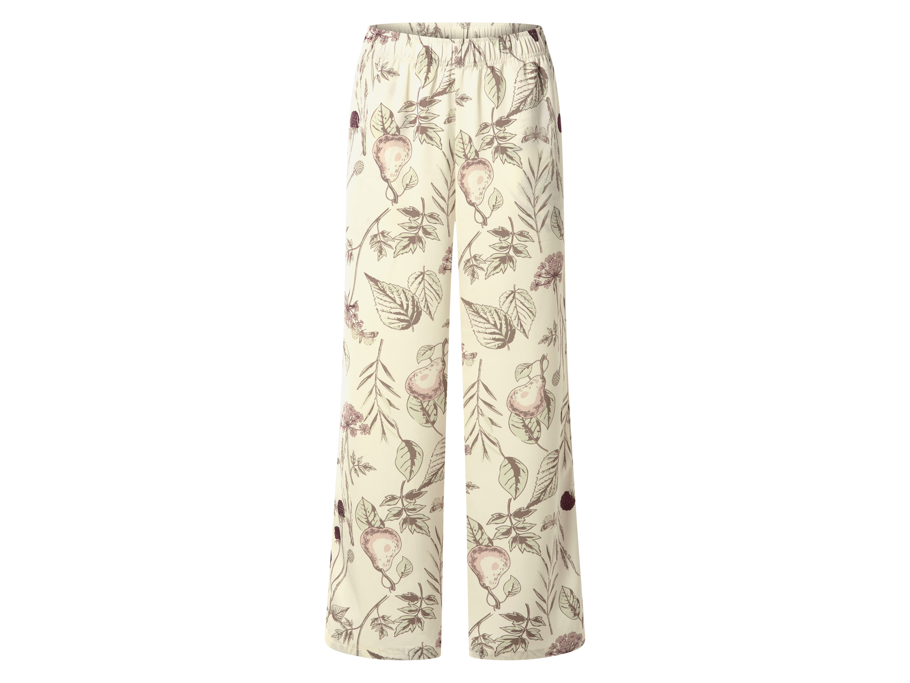 ESMARA® Dámske široké nohavice Wide Leg (biela, 44)
