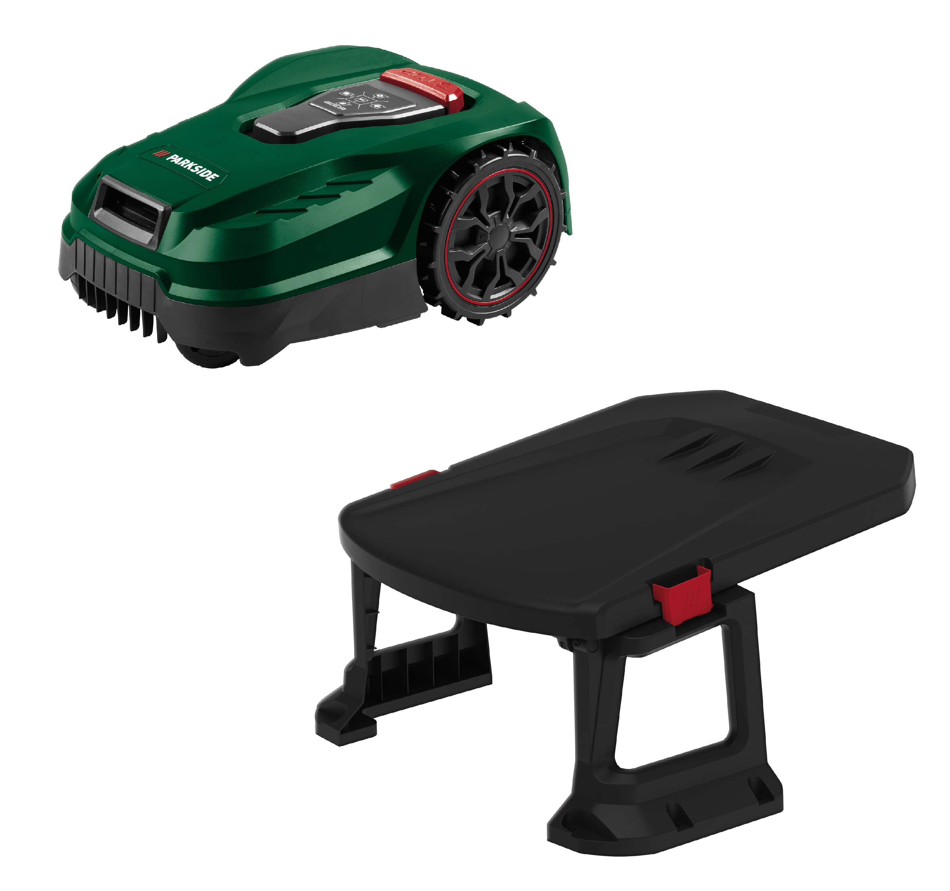 PARKSIDE® Robotická kosačka 20 V PAMRC 250 A1 City + Garáž pre robotickú kosačku PUMRG A1
