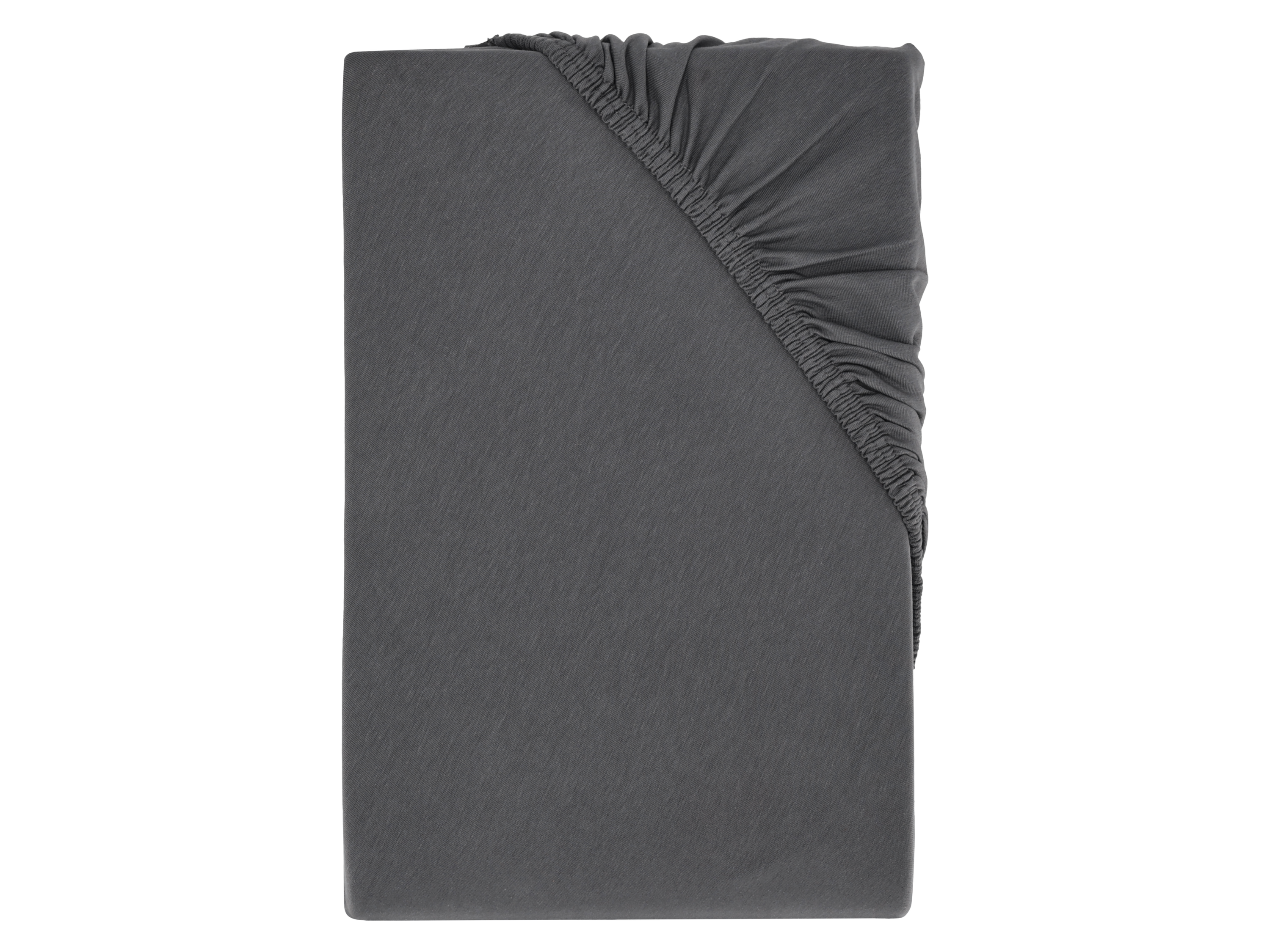 LIVARNO home Bi-elastická napínacia plachta na boxstringovú posteľ, 180 – 200 x 200 cm (antracitová)
