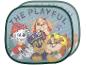 Slnečná clona do auta Paw Patrol s Marshallom, Skye, Chaseom a Rubbleom a textom „THE PLAYFUL“