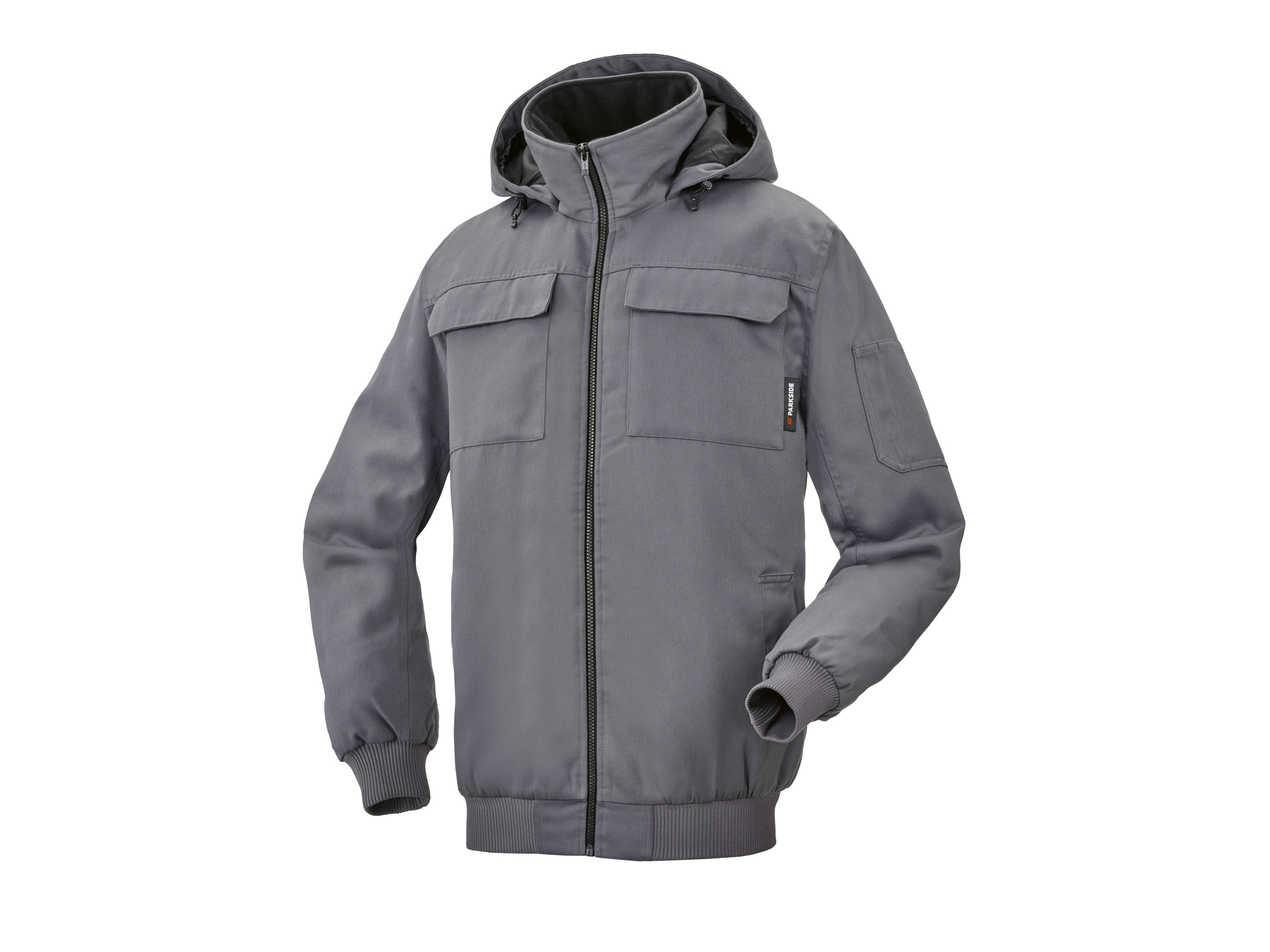PARKSIDE® Pánska pracovná bunda s podšívkou (sivá, L (52/54))