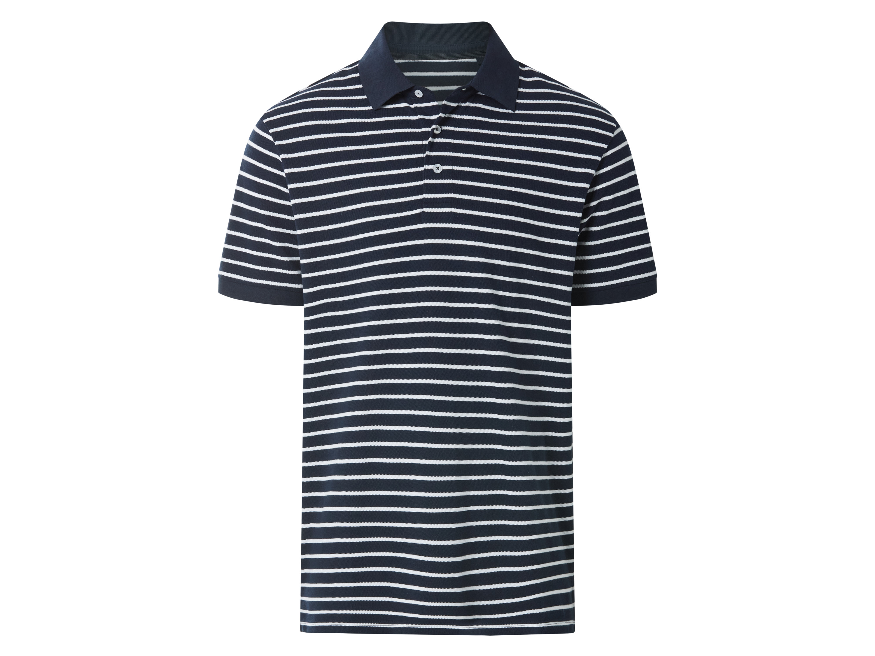 esmara Men Pánske polotričko (navy modrá/biela, M (48/50))