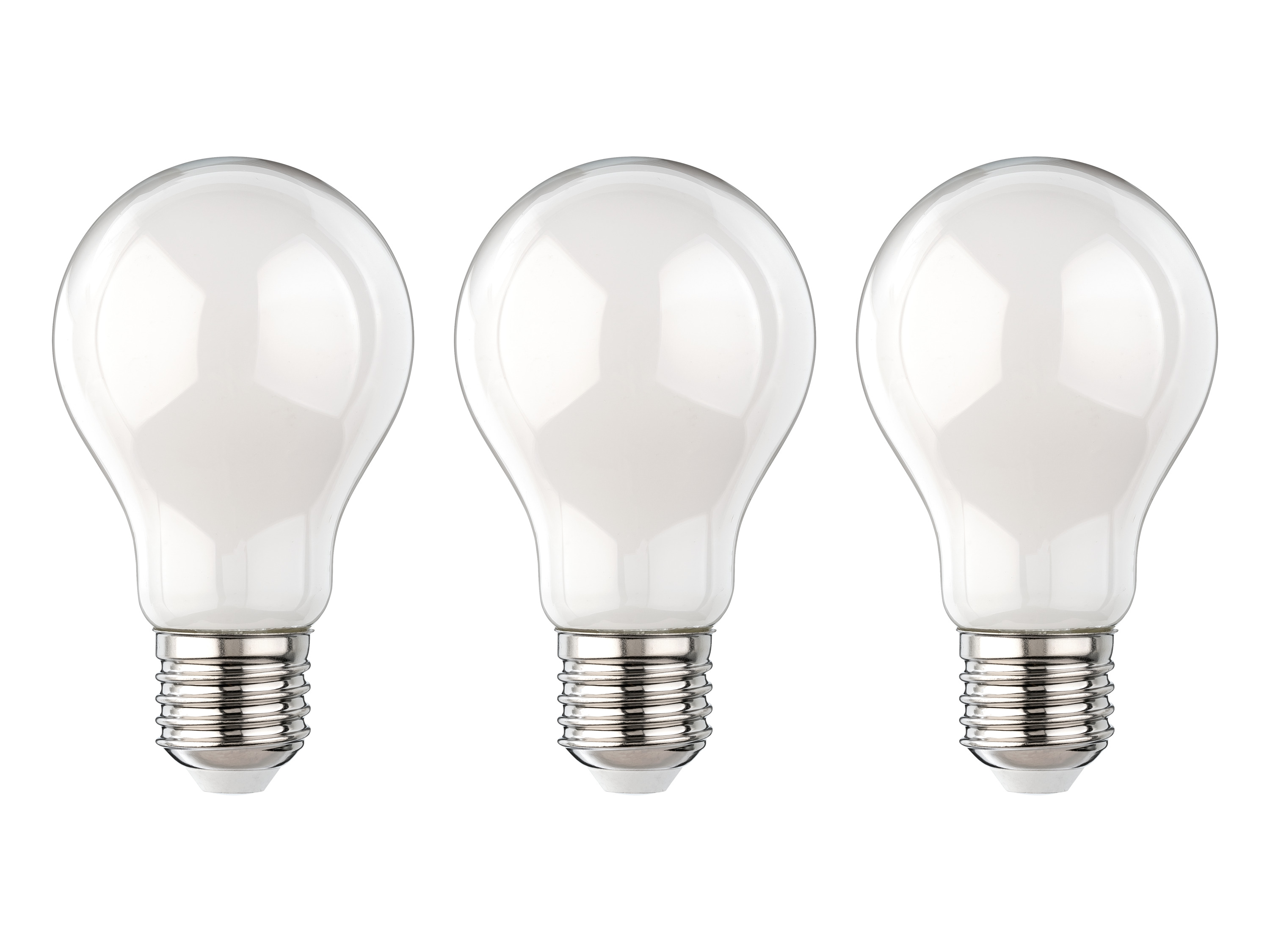 LIVARNO® Filamentové LED žiarovky, 3 kusy (E27, mliečna)
