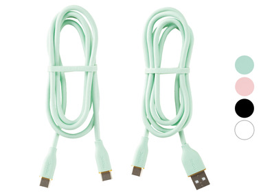 TRONIC Nabíjací a dátový kábel USB C a USB A, 1 m