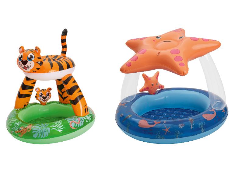 Nafukovacie detské bazény: tiger a hviezdica.