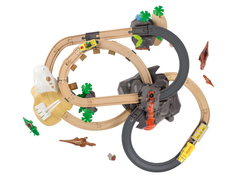 Prejsť na zobrazenie na celú obrazovku: Playtive Drevená železničná súprava City Express/Dinoland – obrázok 17