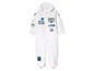 Biely overal s logami NASA a Space Mission