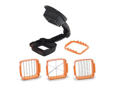 GENIUS NICER DICER Sekáčik Quick, 5-dielny, oranžový.