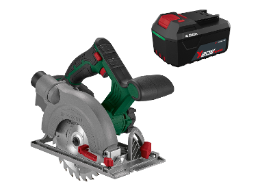 PARKSIDE® Aku ručná kotúčová píla 20 V PHKSA 20-Li C4 + Akumulátor 20 V/4 Ah PAP 204 A1