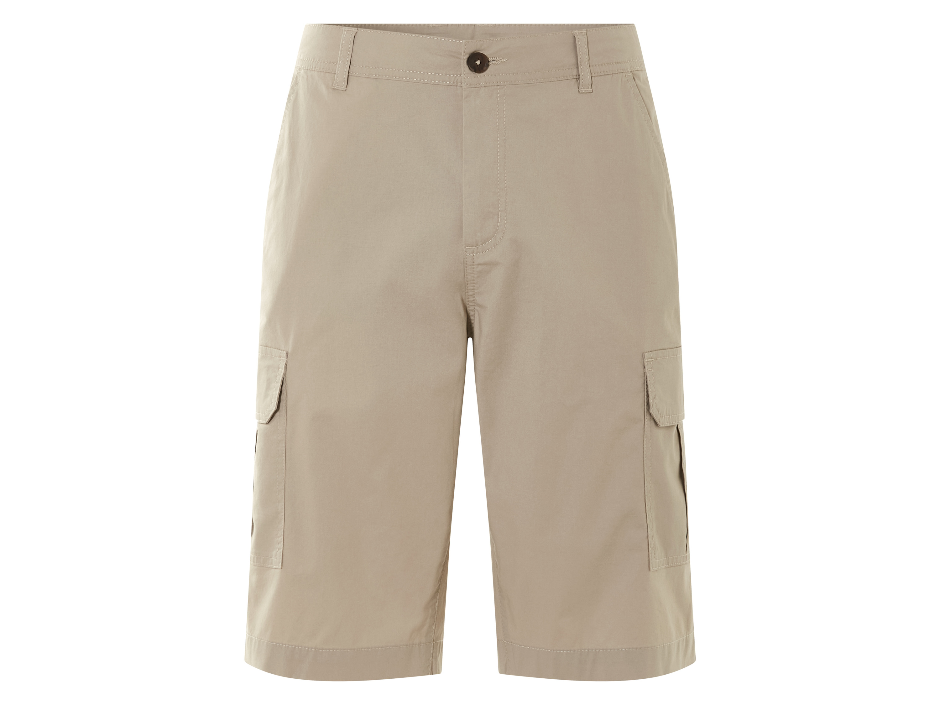 LIVERGY® Pánske cargo bermudy (béžová, 48)
