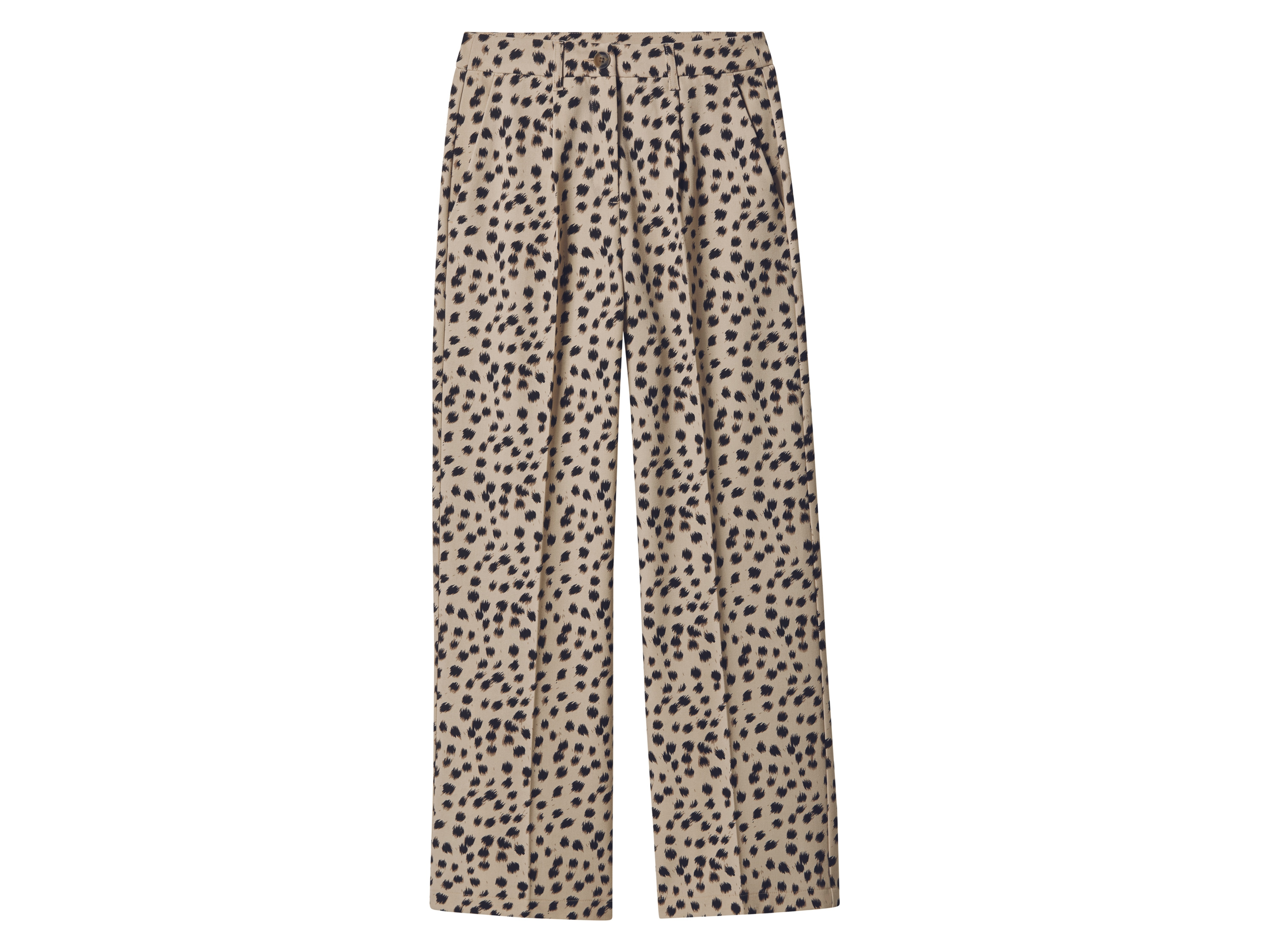 esmara® Dámske nohavice „Wide-Leg“ (leopardí vzor, 42)