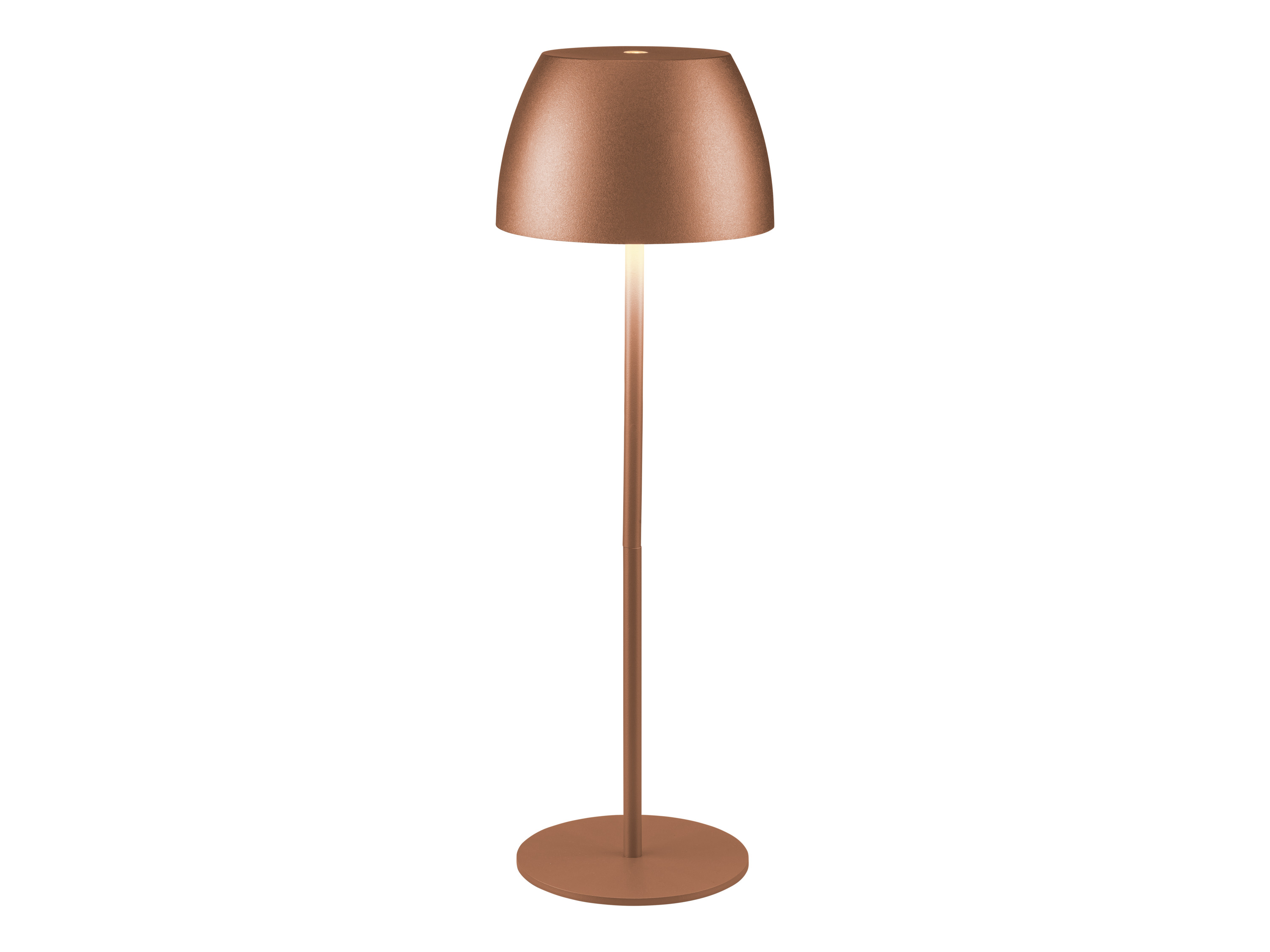 LIVARNO home Aku LED stolná lampa (bronzová)