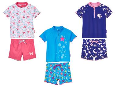 Playshoes Dievčenská súprava na kúpanie s UV ochranou, 2-dielna