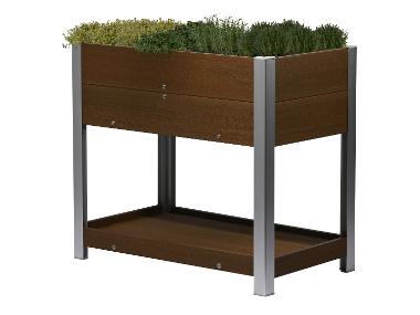 dobar Vyvýšený záhon Square, 91 x 50 x 81 cm