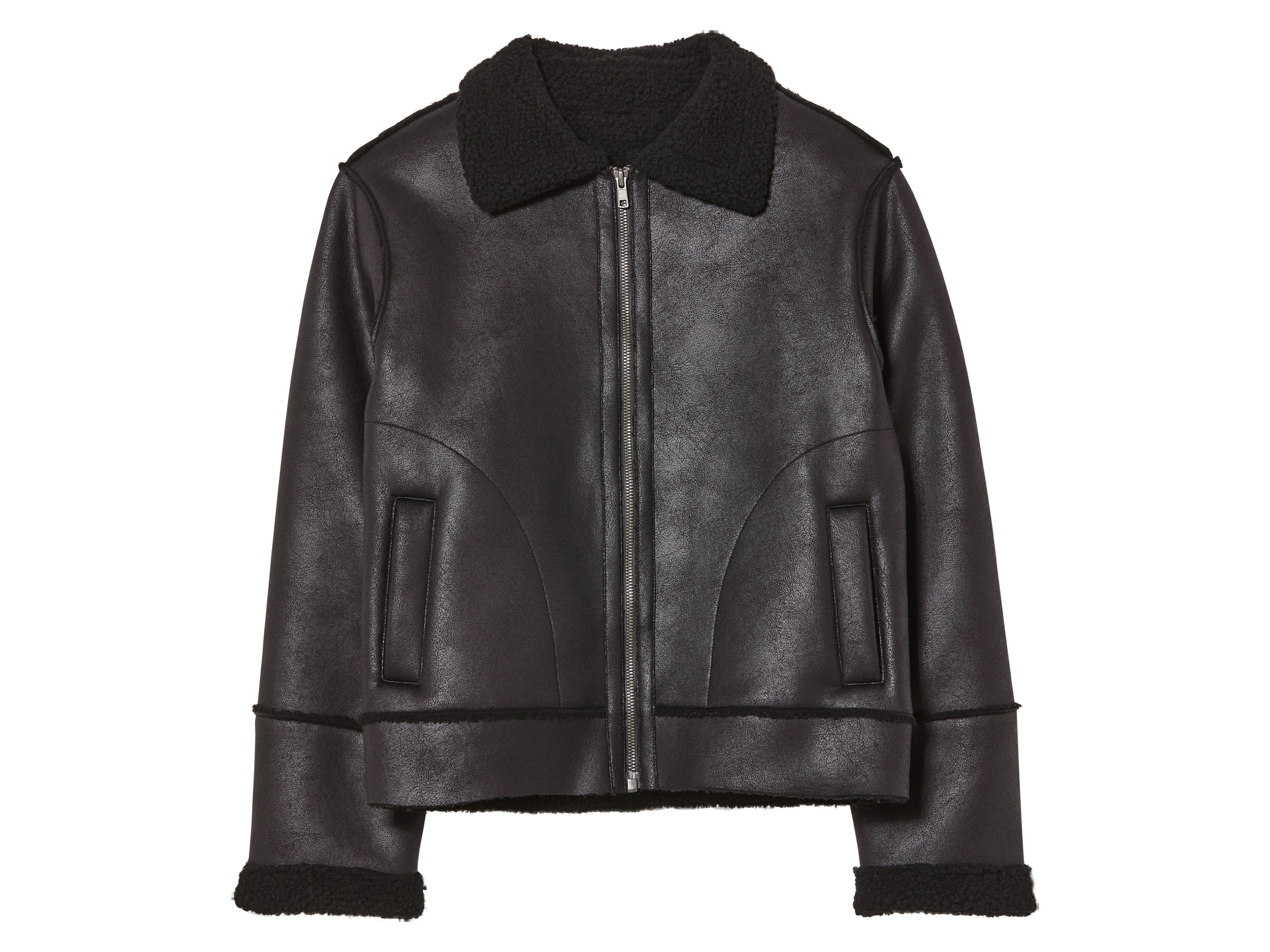 pepperts!® Chlapčenská bunda Biker (146, čierna)