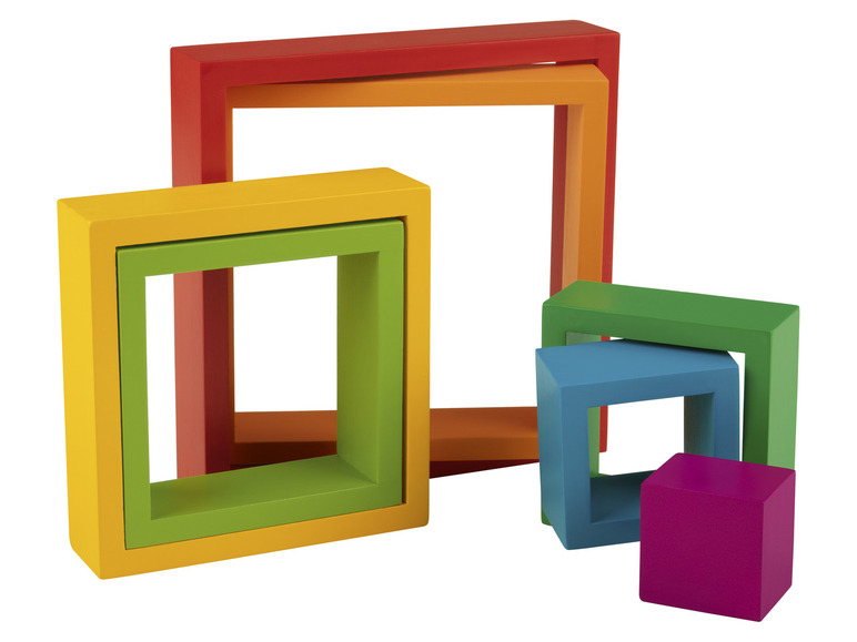 Prejsť na zobrazenie na celú obrazovku: Playtive Drevená dúhová Montessori hračka – obrázok 1