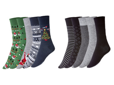 LIVERGY Pánske ponožky v darčekovom balení, 5 párov