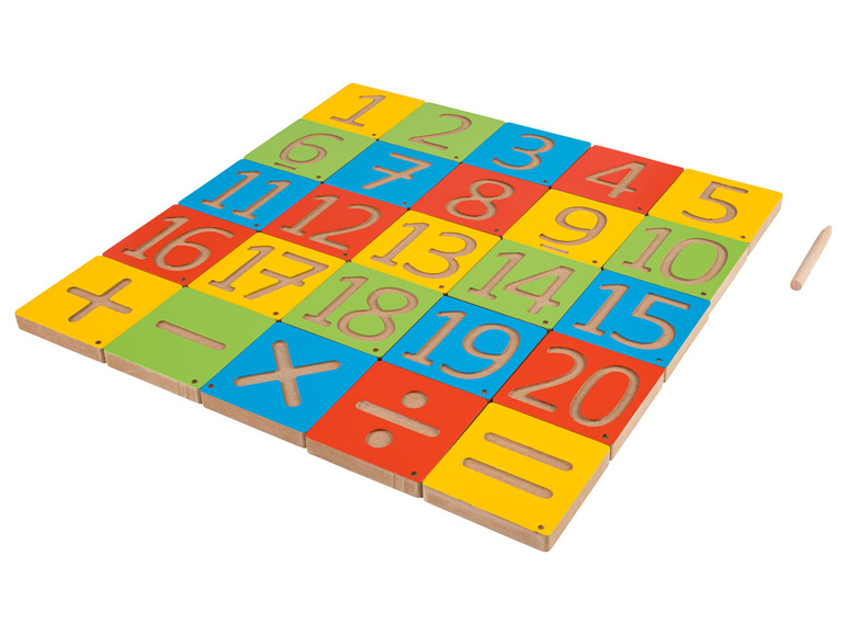 Prejsť na zobrazenie na celú obrazovku: Playtive Vzdelávacia drevená tabuľka Montessori – obrázok 8
