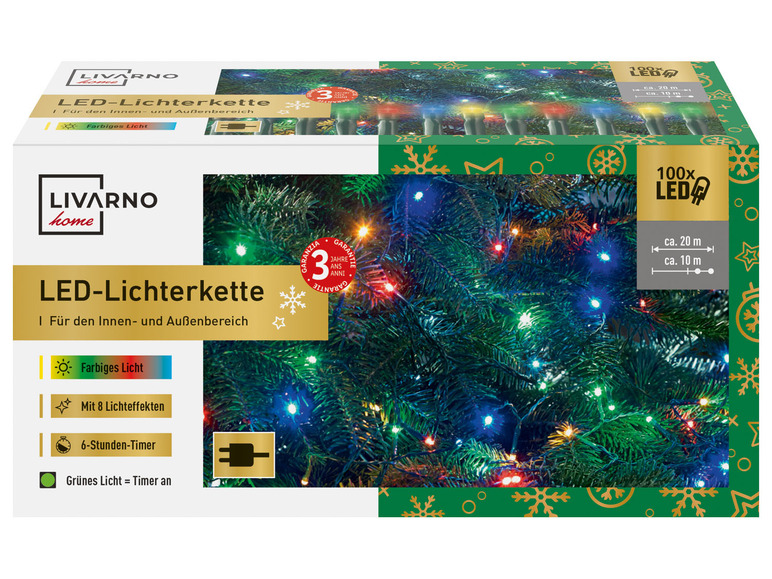 Prejsť na zobrazenie na celú obrazovku: LIVARNO home Svetelná LED reťaz, 100 LED – obrázok 18