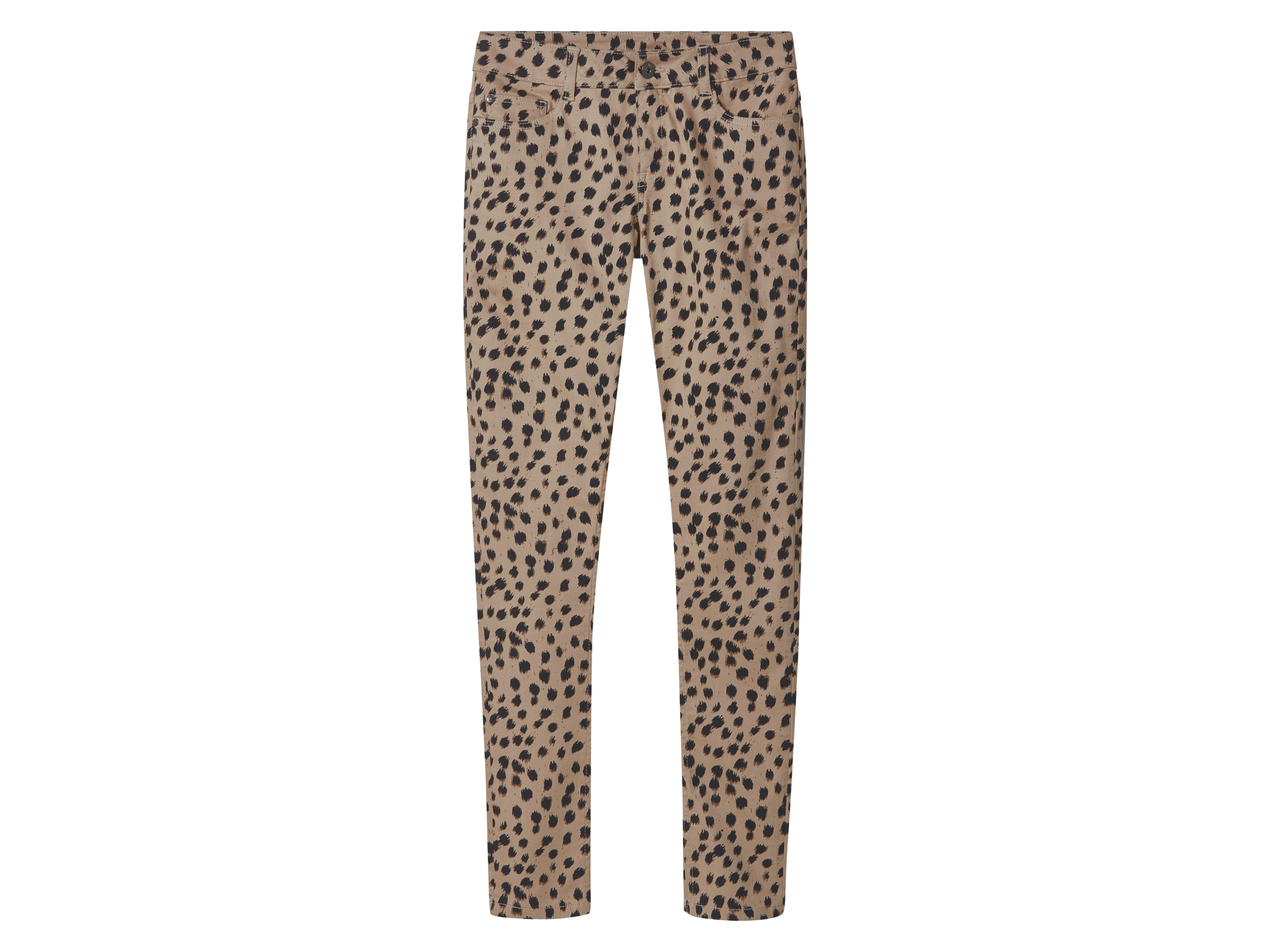 esmara® Dámske rifle „Skinny Fit“ (klasický, leopardí vzor, 40)