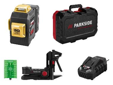 PARKSIDE PERFORMANCE® Aku krížový líniový laser 20 V PKLLP 3360 A1 Limited Edition - s akumulátorom