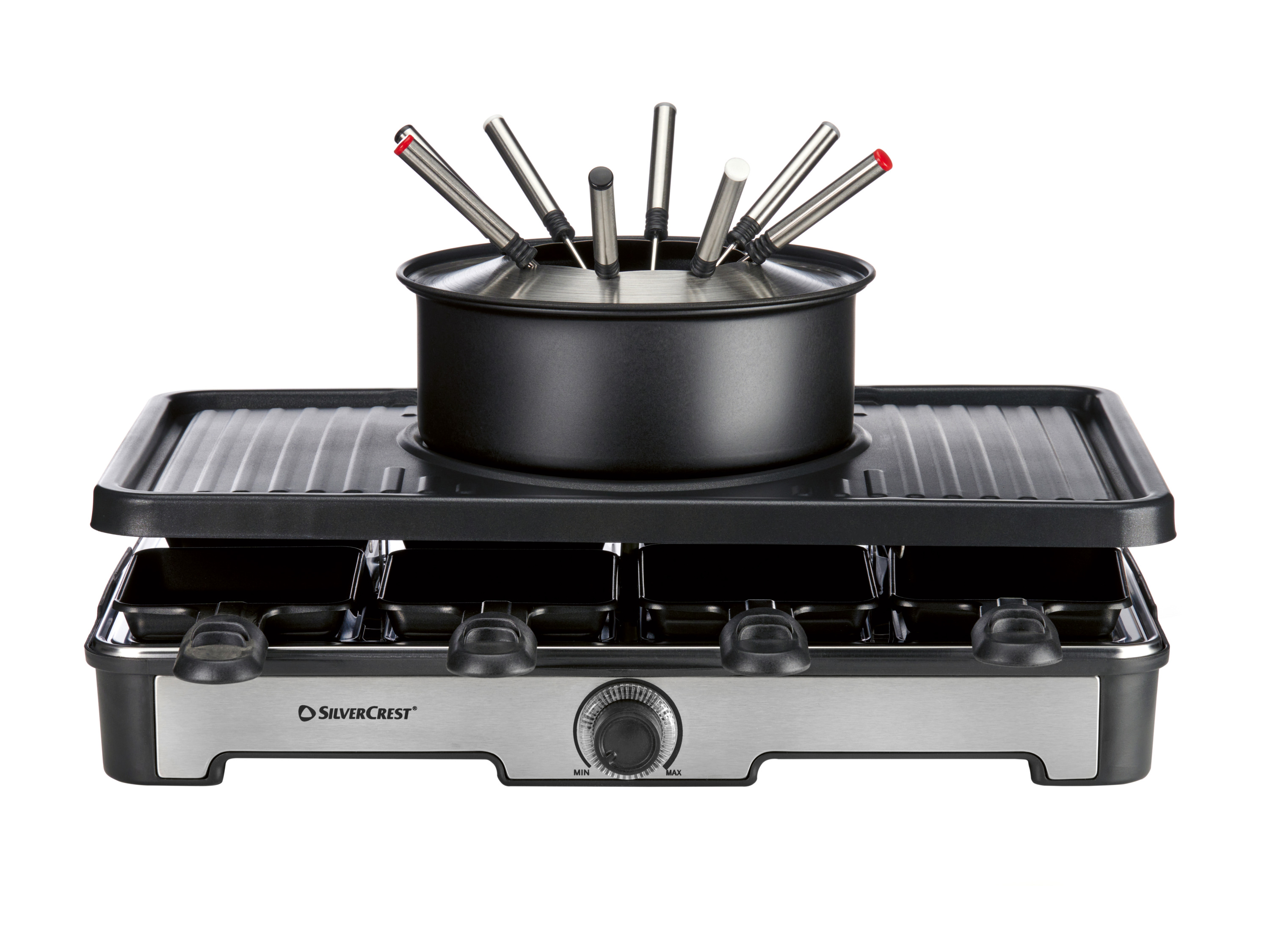 SILVERCREST Kombinovaný gril na fondue a raclette Premium