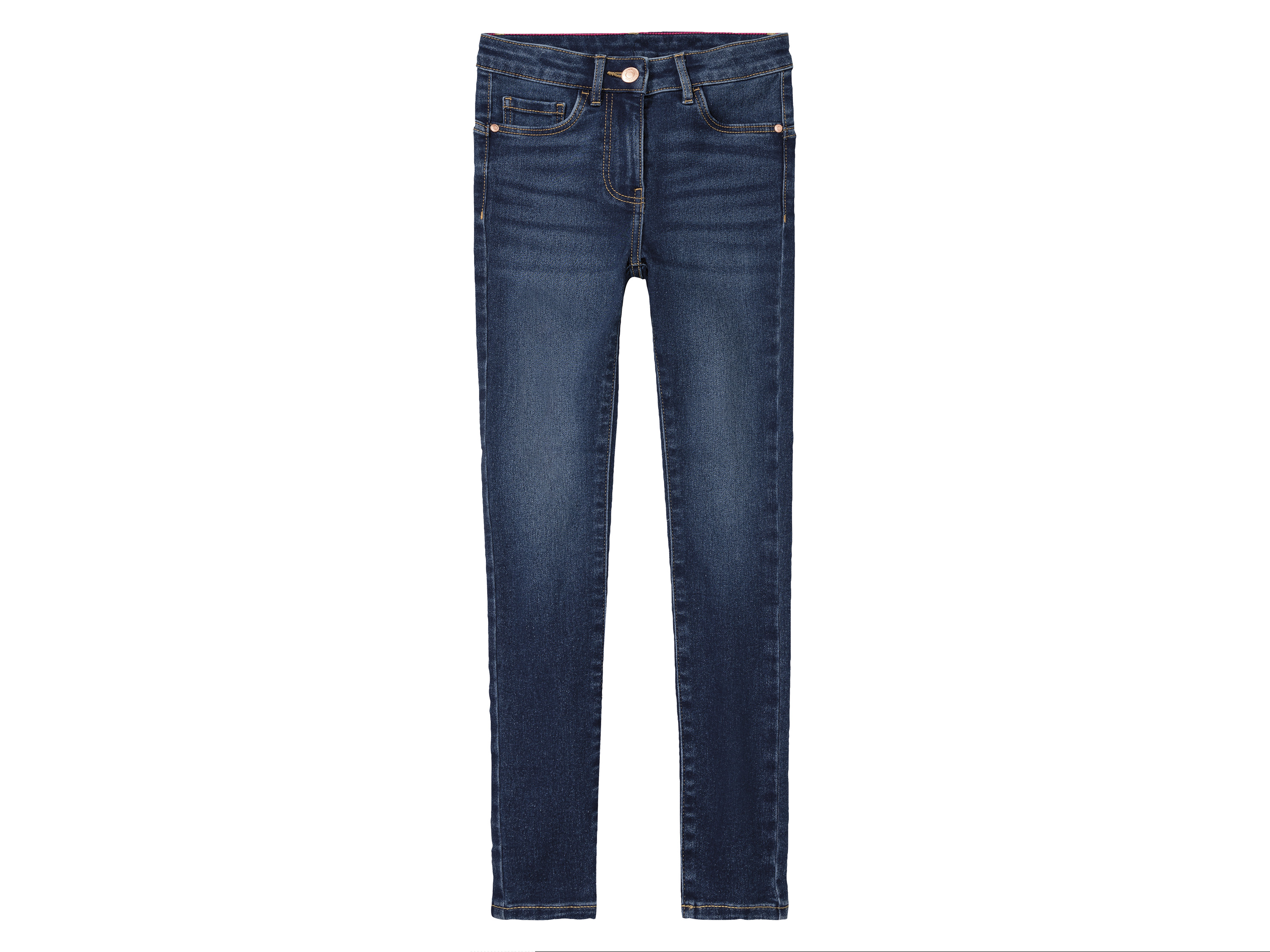 pepperts!® Dievčenské rifle „Super Skinny Fit" (146, tmavomodrá)