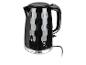 Čierna kanvica Russell Hobbs s vzorom včelieho plástu.