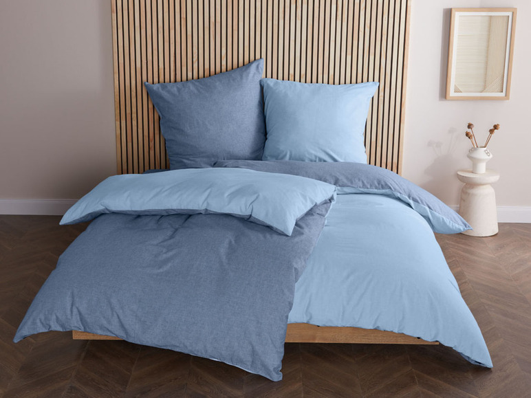Prejsť na zobrazenie na celú obrazovku: LIVARNO home Zimná obojstranná posteľná bielizeň Chambray, 140 x 200 cm – obrázok 5