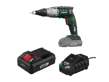 PARKSIDE® Aku skrutkovač na sadrokartón PTBSA 20-Li B2 + Smart akumulátor 20 V/4 Ah + Rýchlonabíjačka akumulátora 20 V/4,5 A