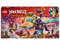 Súprava LEGO Ninjago Dragons Rising Arc Dragon of Focus s minifigúrkami.